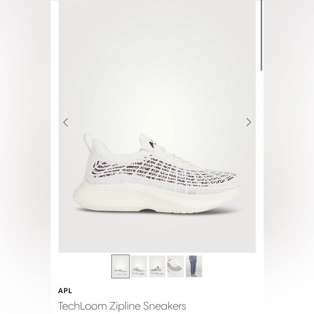 APL TechLoom Zipline Sneakers | White | US 8.5 🤍
